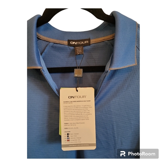 NWT Women's 700's Series Webtech Golf Shirt - Picture 3 of 10